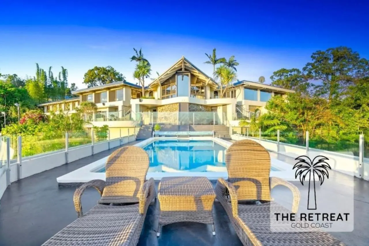 The Retreat Gold Coast Mansion Views Sleeps 25 Villa Tallai Holiday home